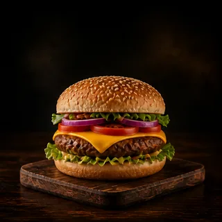 Serviervorschlag: Cheeseburger