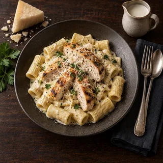 Serviervorschlag: Alfredo