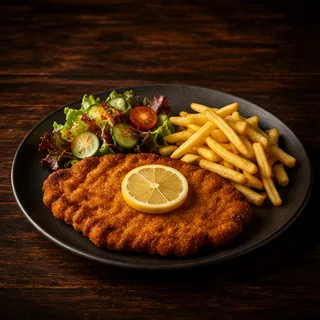 Serviervorschlag: Schnitzel Wiener Art